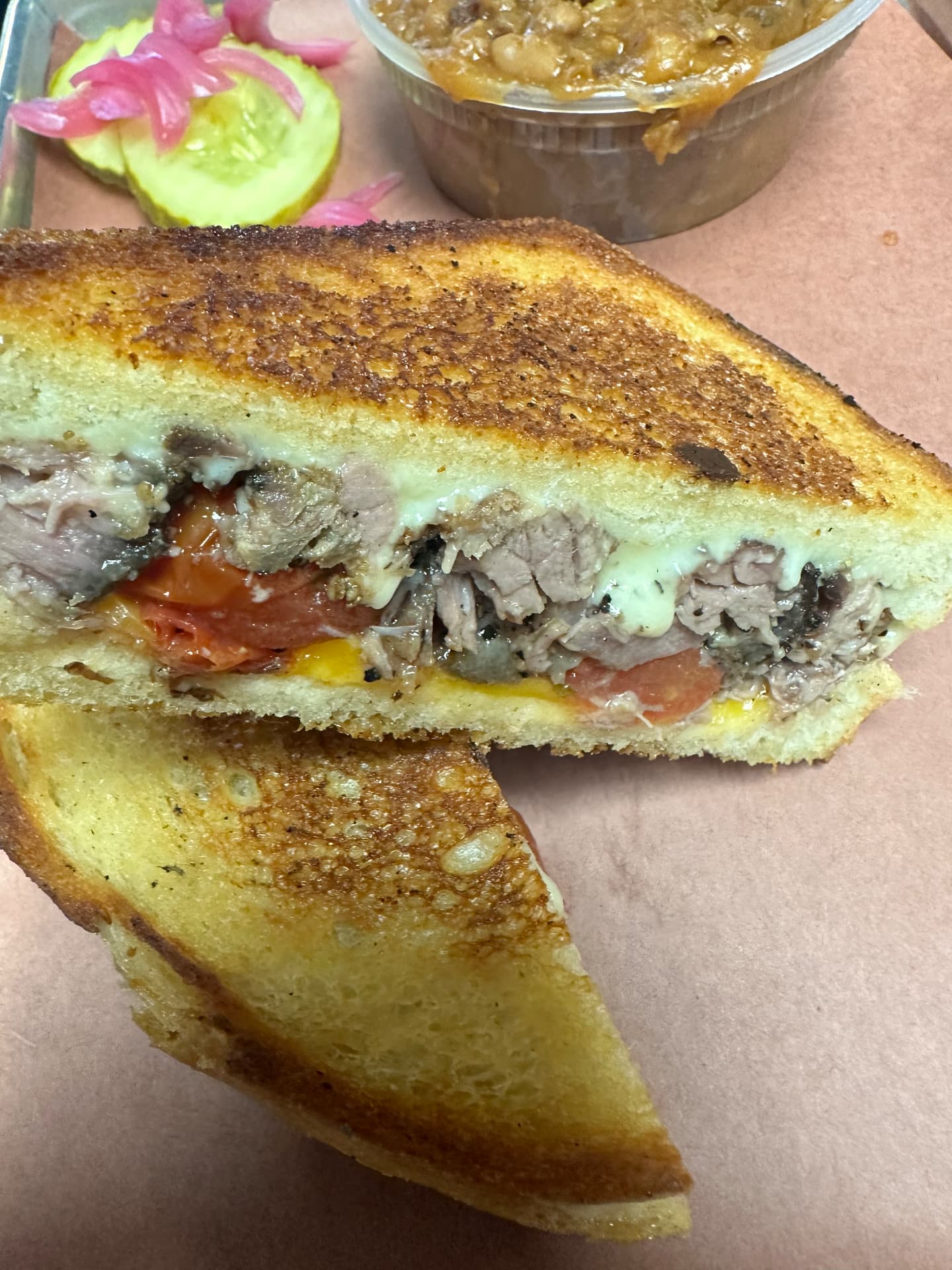 Brisket Grilled Cheese